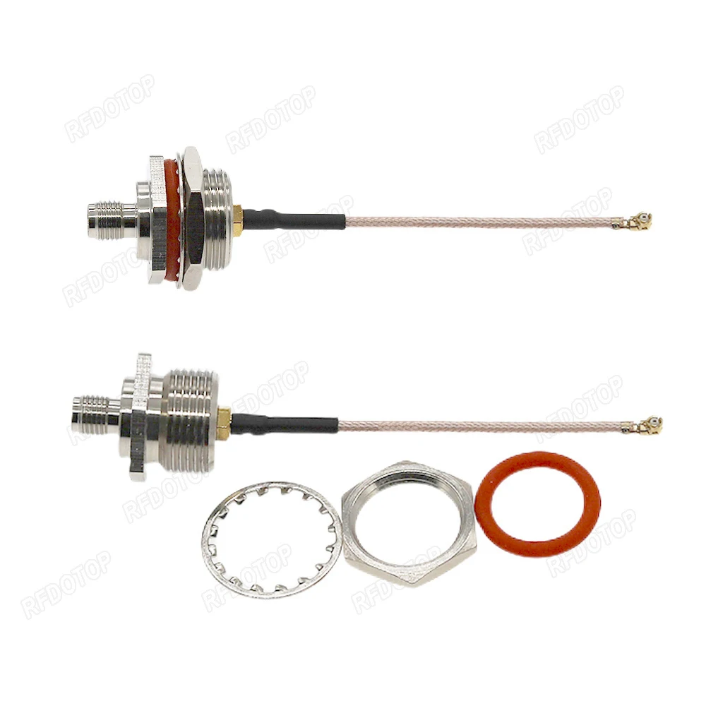 2 шт. водонепроницаемые гайки M16 с разъемом SMA типа Мама в u.FL/MHF/IPEX-1 RG178