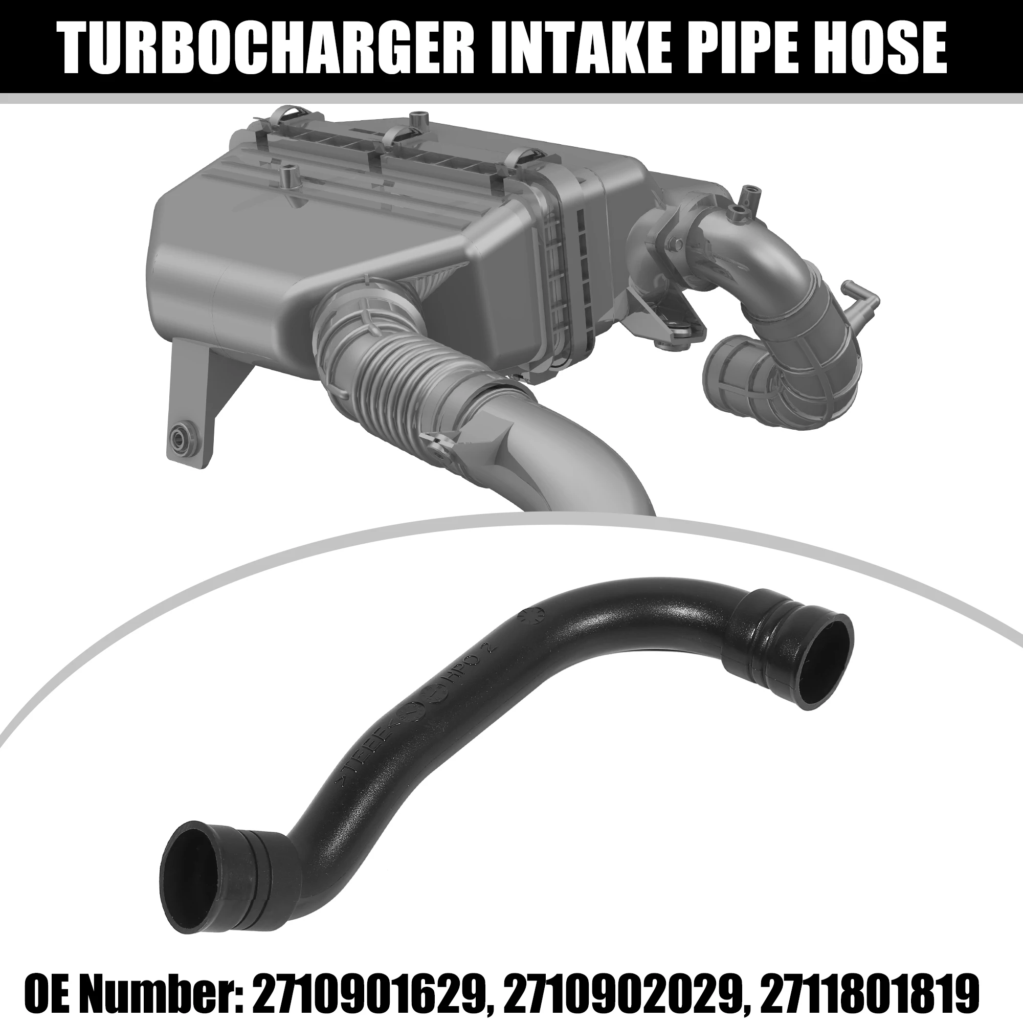 

UXCELL Turbocharger Intake Pipe Hose for Mercedes-Benz E250 for Mercedes-Benz E250 C250 C250 C180 E200 SLK250 2710901929