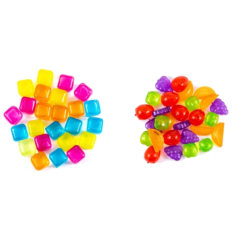 

New Reusable Ice Square For Drinks, Plastic Ice Cubes, Refreezable,Washable Dry Ice For Drinks Quick And Easy To Use