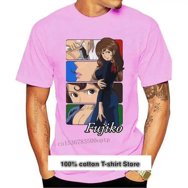 

Nuevo Fujiko Mine Lupin 3 Anime de dibujos animados años 80 la tercera camiseta Unisex camiseta