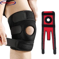knee brace with side stabilizerspatella gel padsadjustable straps knee support wrap for knee painrunningmeniscus tearsports