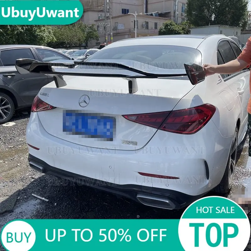 

Задний спойлер, хвостовое крыло для Benz W206, W207, W209, W210, W211, W212, W213, W117, W118, W257, эффективный спойлер для багажника из углеродного волокна