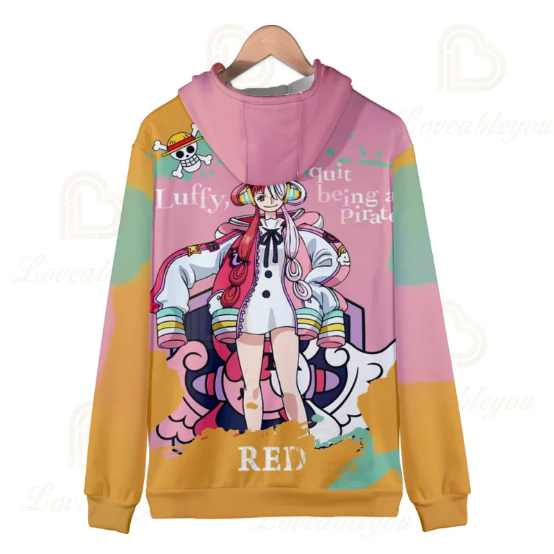 Аниме цельный 3D толстовка на молнии Uta косплей костюм Толстовка Повседневный