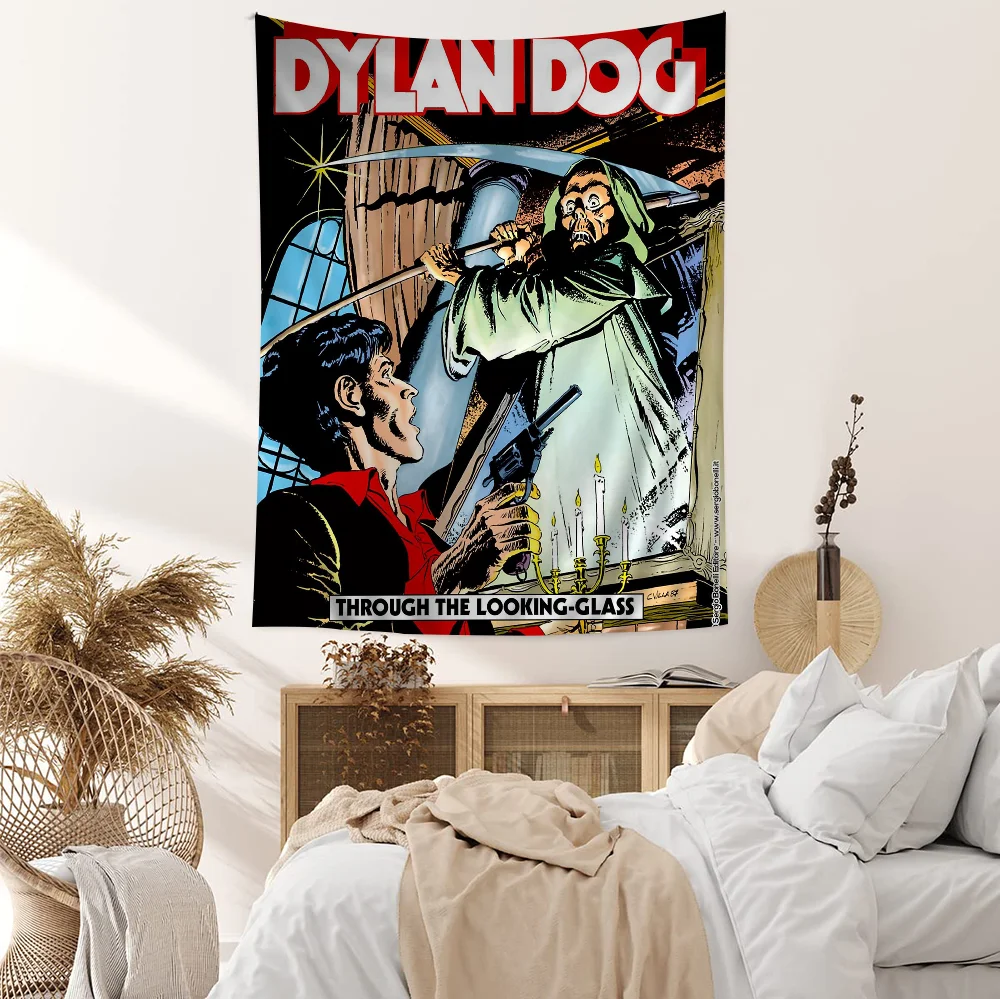 D-Dylan D-Dog большой настенный гобелен с принтом подвесной Таро хиппи настенные