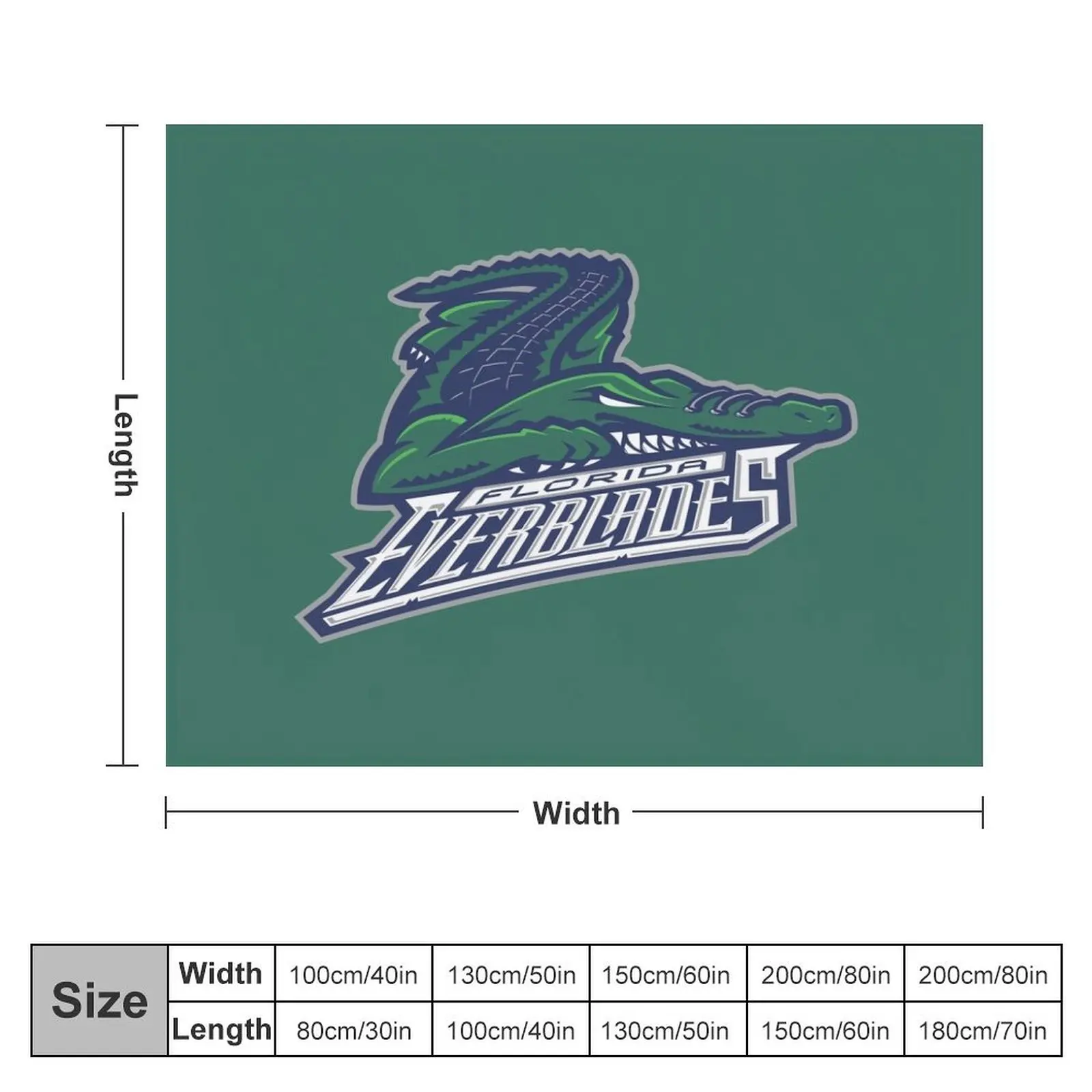 The Florida Everblades тонкое одеяло для зимы