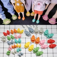 cute shark slippers doll shoes plastic doll shoes suit for ob11p9ob22 blyth bjd12 16bjd yosd doll accessories for girls