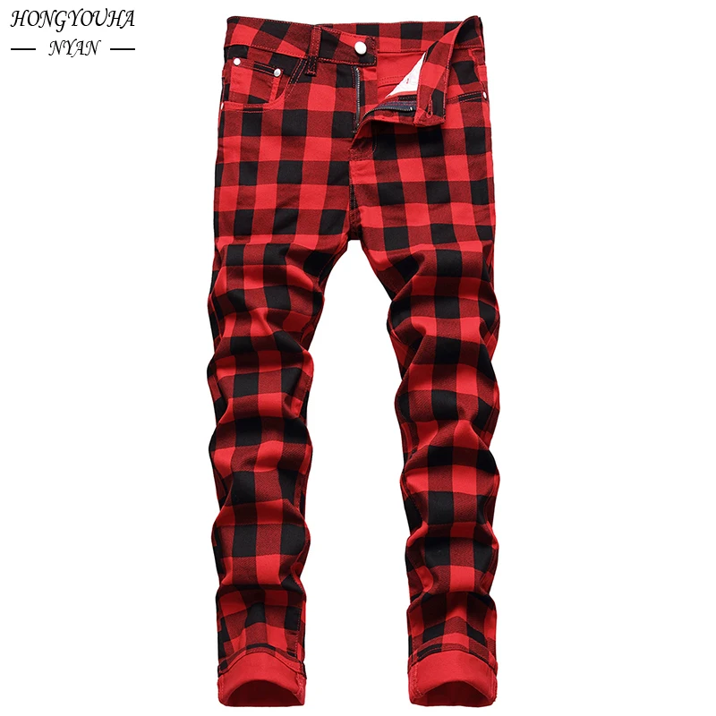 Модные мужские рваные джинсы в стиле High Street