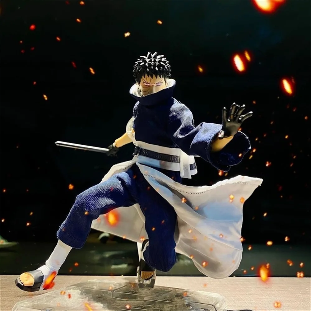 

Hot Sale 1/12 Fashion Long Coat Can Be Shaped Ninja Pants White Leg Bandage No Body For 6inch SHF MEZCO Action Figures Collect