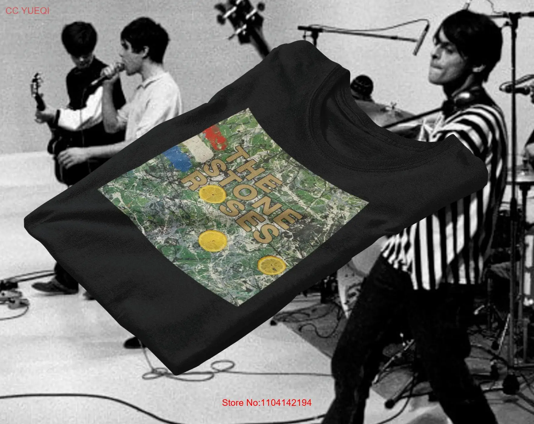 Футболка с длинным или коротким рукавом STONE ROSES Indie Band