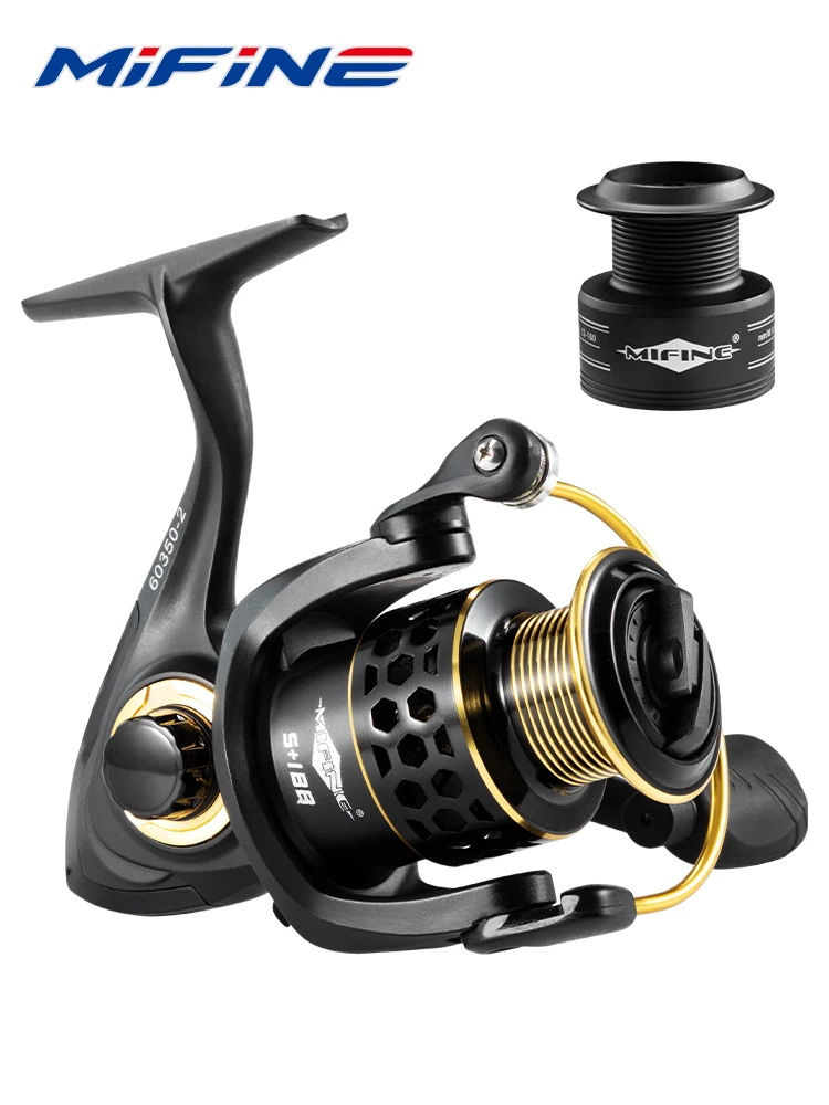 

MIFINE KARATE Rigid Graphite Fiber Fishing Reel Accessories 1000-4000 MAX Drag 22 LBS Spinning Sea Saltwater Carp
