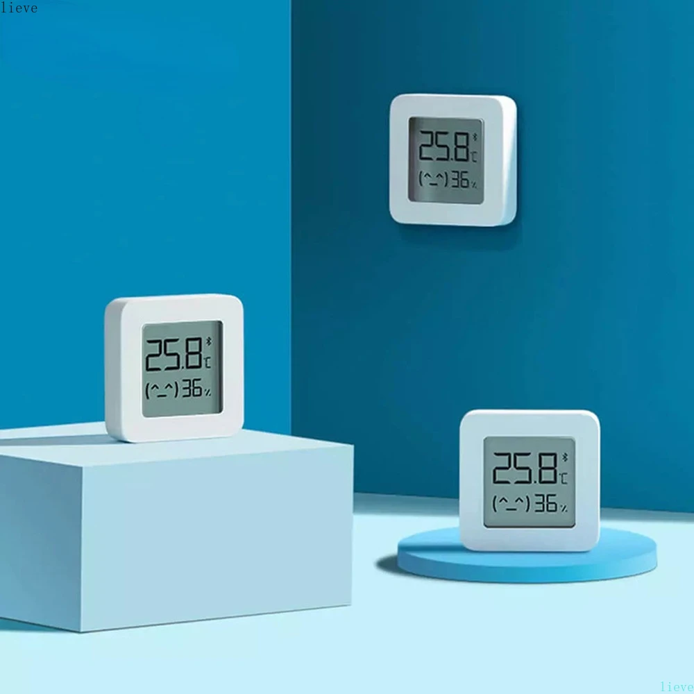 

2022 New Mijia Bluetooth 4.2 Thermometer 2 Home LCD Wireless Smart Electric Digital Hygrometer Thermometer Work with Mijia APP