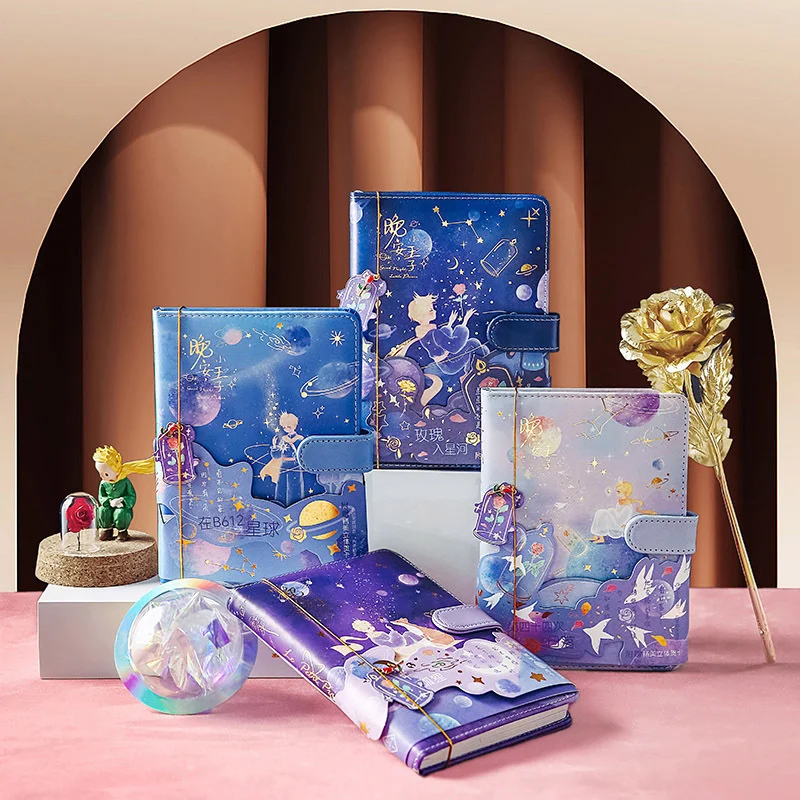 

Leather Cartoon Notebook Journal Cute Little Prince Planner Diary Business Office Student School Supplies Sketchbook Stationery