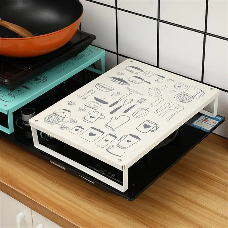 

Microwave Oven Storage Rack Gas Stove Cover Kitchen Shelf Creative Electromagnetic Furnace Support Storage Rack