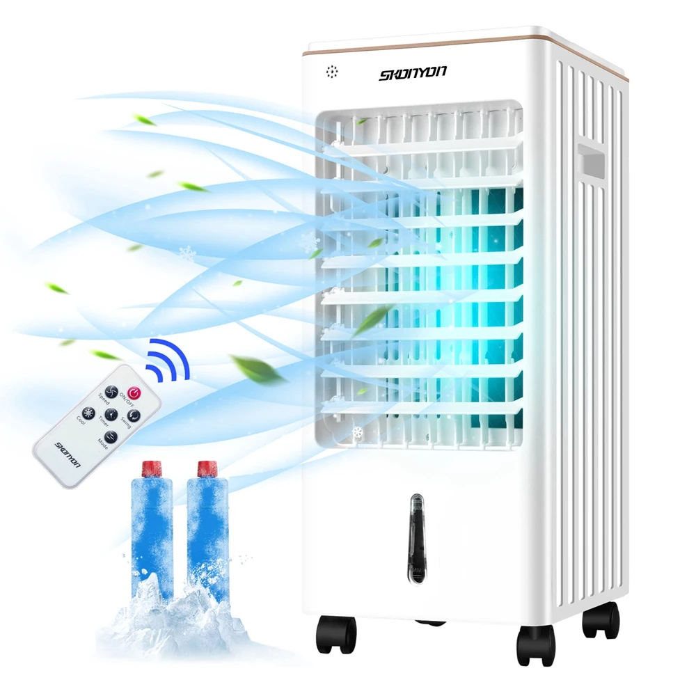 

Evaporative Air Cooler Fan Anion Humidify with Remote Control