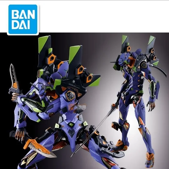 

ORIGINAL BANDAI METAL BUILD MB EVA-01 AND WEAPONS SET ANIME MODEL ACTION FIGURES ASSEMBLE MODEL KIT