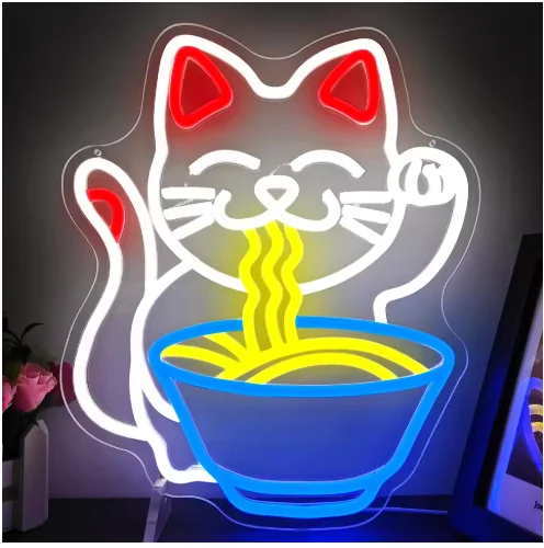 Открытая неоновая вывеска 