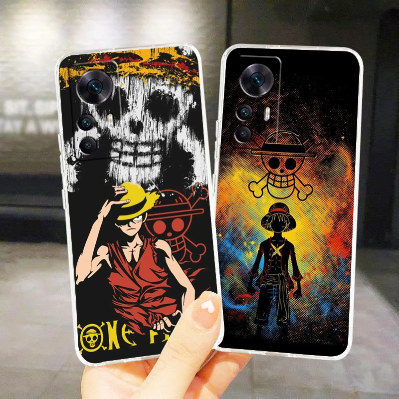 

Anime O-nes Pieces Luffys Cover For Xiaomi Mi 13 12X 12 11 11T 11i 10T 10 Pro Lite Ultra 5G 9T 8 A3 Transparent Phone Case