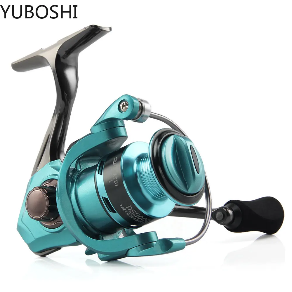 

2023 New DS-series Saltwater/Freshwater EVA Grip Fishing Reel 11+1BB High-speed Bass Spinning Fishing Wheel