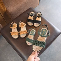 2020 summer new korean girls sandals childrens fashion flat princess shoes children joker female baby shoes