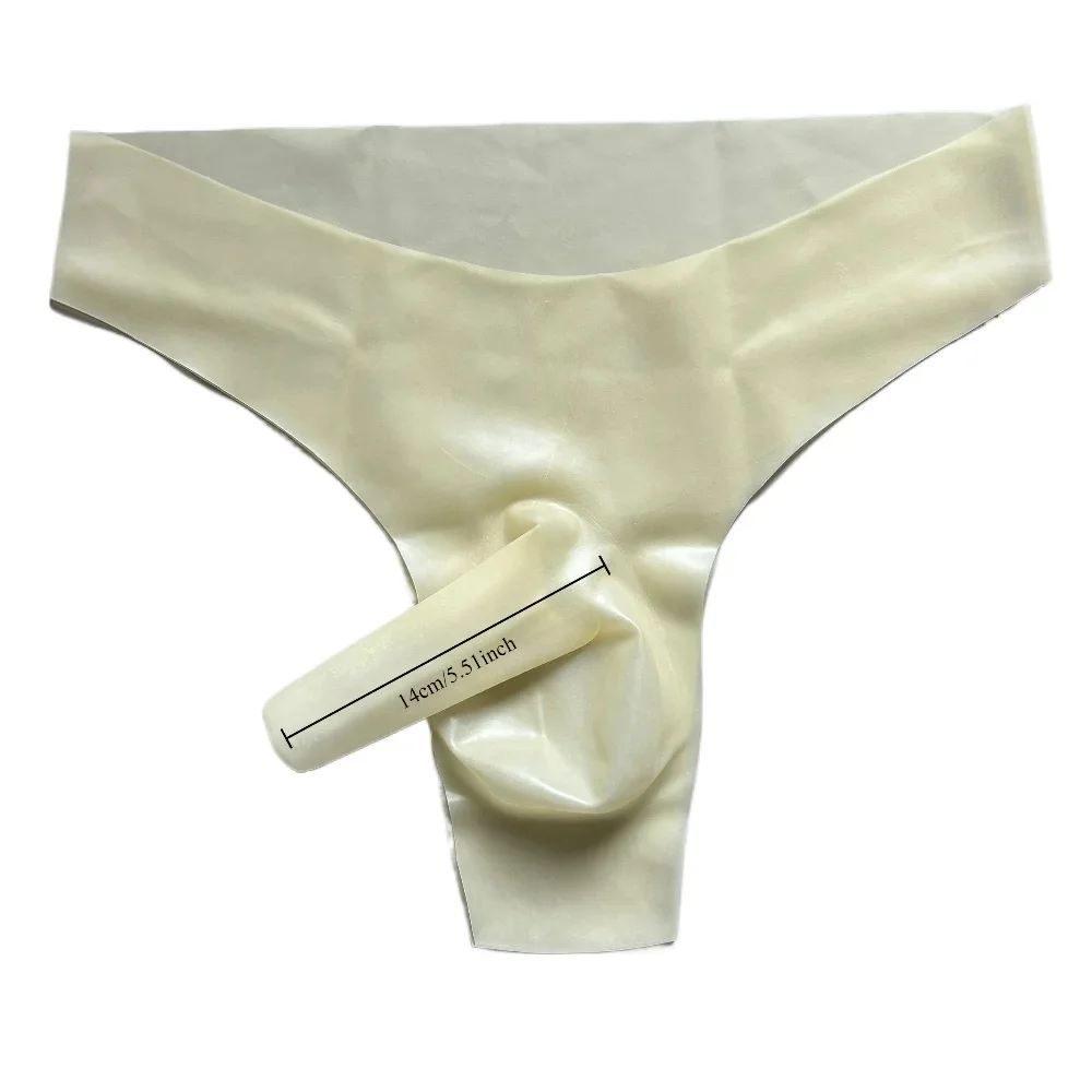 Сексуальные мужские латексные трусы для косплея бесшовное нижнее белье