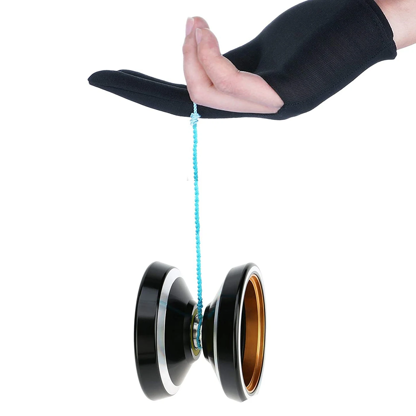Распродажа MAGICYOYO Professional Non-Responsive Yoyo M001-B, йойо из алюминиевого сплава с металлическим кольцом, промежуточное йойо + дополнительная 5-струнная + сумка (art.: 3920ccc47fc46) - 3920ccc47fc46