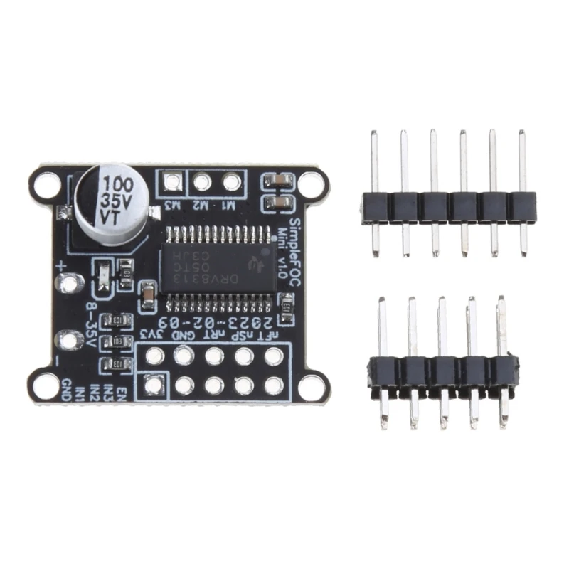 

Brushless Motor Driver Simple FOC Mini DC 8V-30V 2.5A FOC Control Driver SVPWM/SPWM Algorithm DRV8313 Chip Driver Board