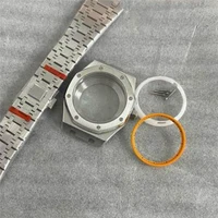 41mm watch case strap set for nh35nh364r36 movement watch modified inner shadow sapphire glass 3atm