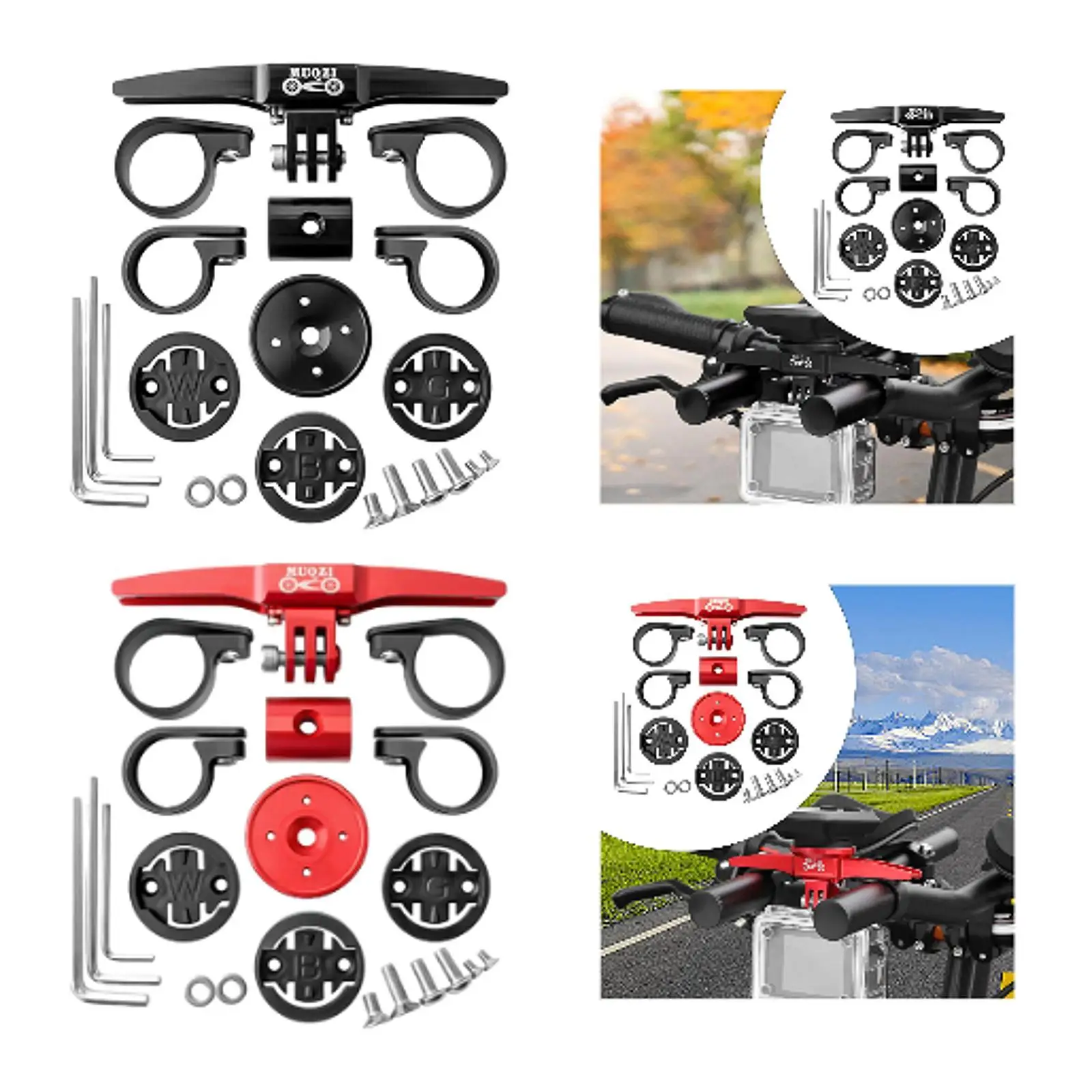 Черное крепление для компьютера или велосипеда