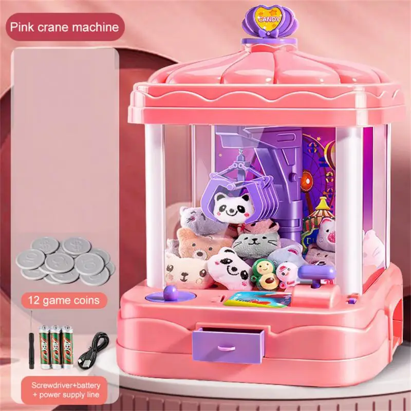 

Автоматическая машинка для кукол «сделай сам», Детская игровая мини-игрушка-кран с монетами, Музыкальная кукла для рождественских подарков
