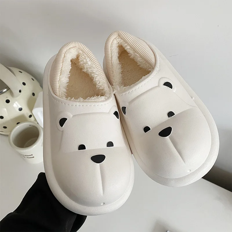 

Women's Autumn and Winter Household Warm Cartoon Cotton Slippers