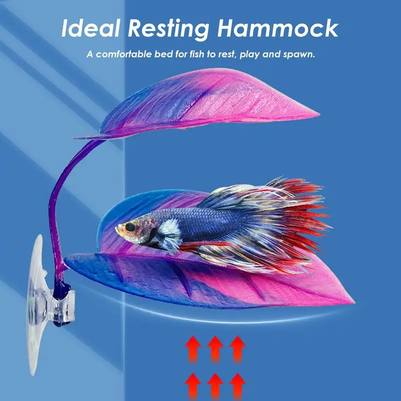 Подставка для рыбы Betta аквариумные листья растения украшение декоративное