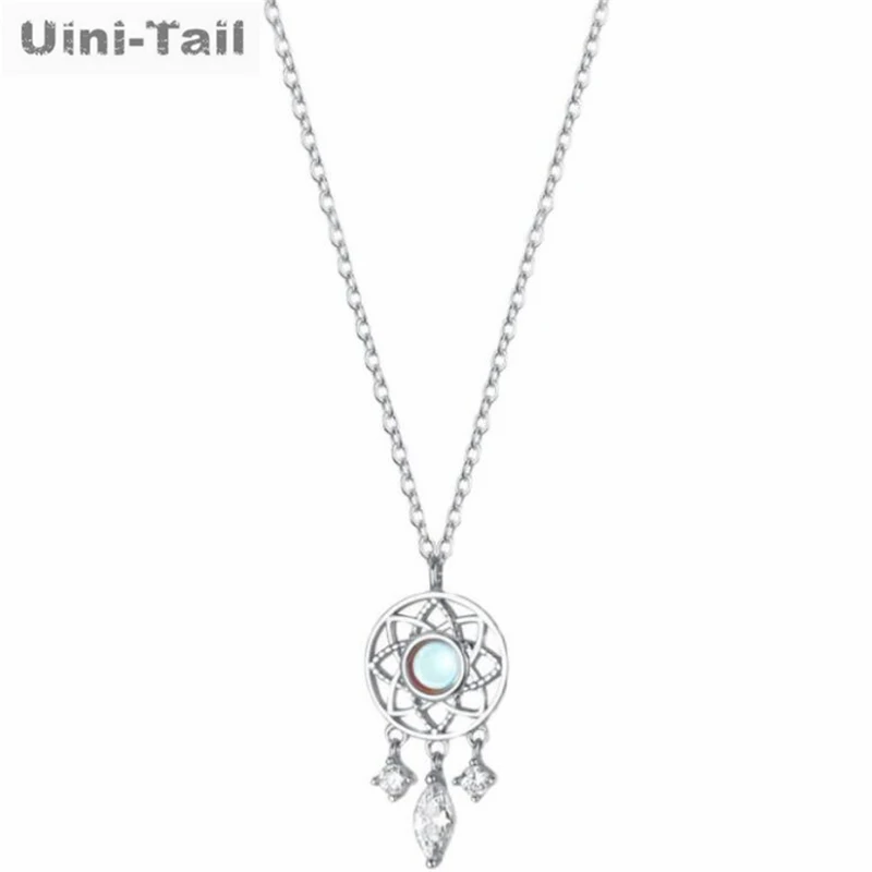 Лидер продаж новинка 925 модное ожерелье Ловец снов из тибетского серебра Uini Tail с