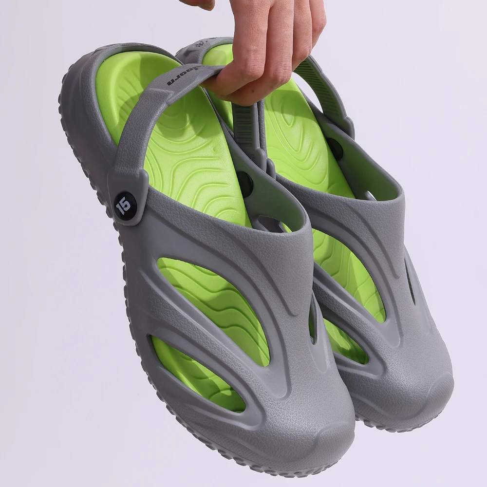 Мужские сандалии для сада Litfun модные шлепанцы на плоской подошве уличные пляжные