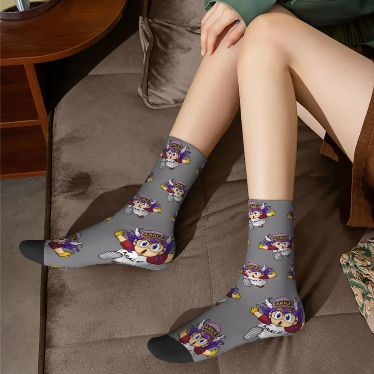 Arale Unchi-kun носки Harajuku высококачественные чулки всесезонные длинные аксессуары для