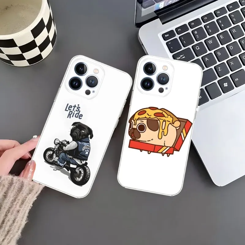 

Funny Cartoon Dog Phone Case For Iphone 12 Pro Max 13 Mini 11 14 X Xs Xr 6 6s 8 7 Plus Luxury Transparent Back Cover