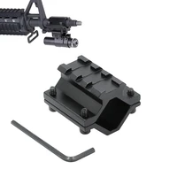 universal barrel mount single picatinny rail 3slot diameter 20mm to 28mm for flashlight laser pistol shotgun hunting accessories