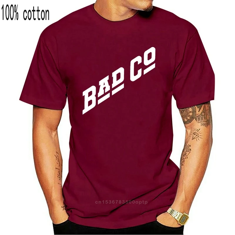 Футболка с логотипом плохой компании-рок-музыка жесткий рок блюз модные футболки
