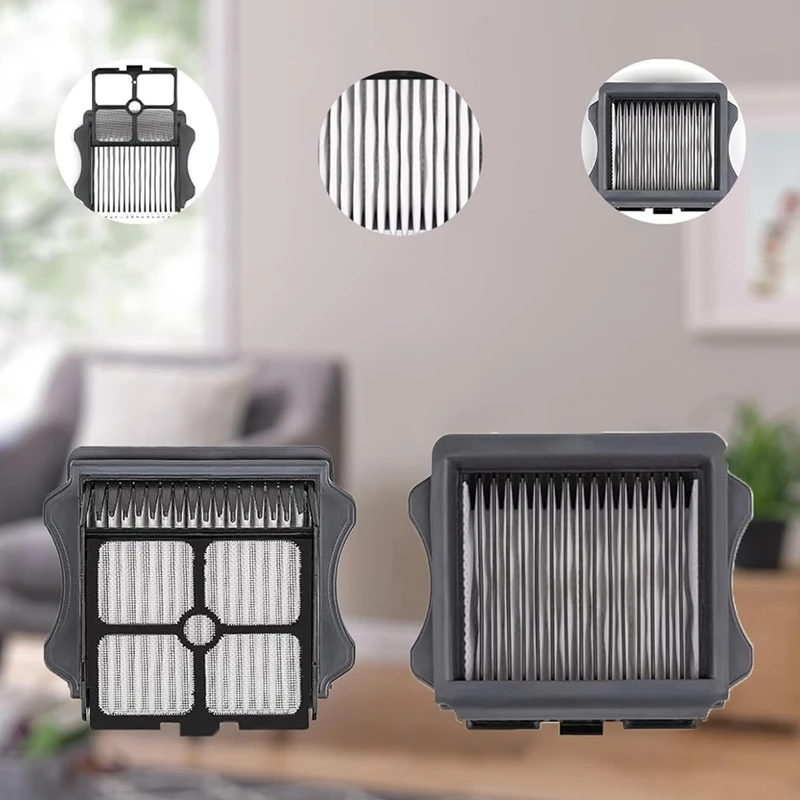 Сменные щетки-ролики и фильтры HEPA для беспроводного пылесоса Tineco Floor ONE S5/Floor One S5 Pro