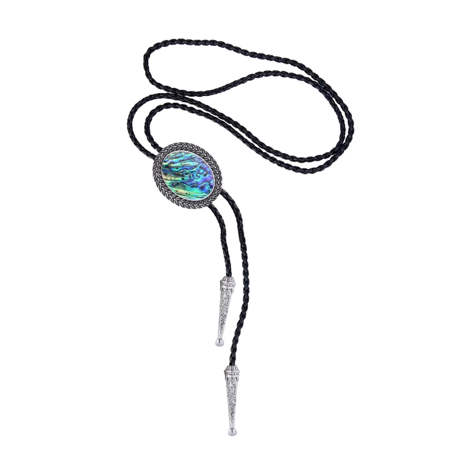 

Western Bolo Tie Pendant Costume Accessories PU Leather Unique Cowboy Necktie for Woman Bridal Anniversaries Wedding Christmas