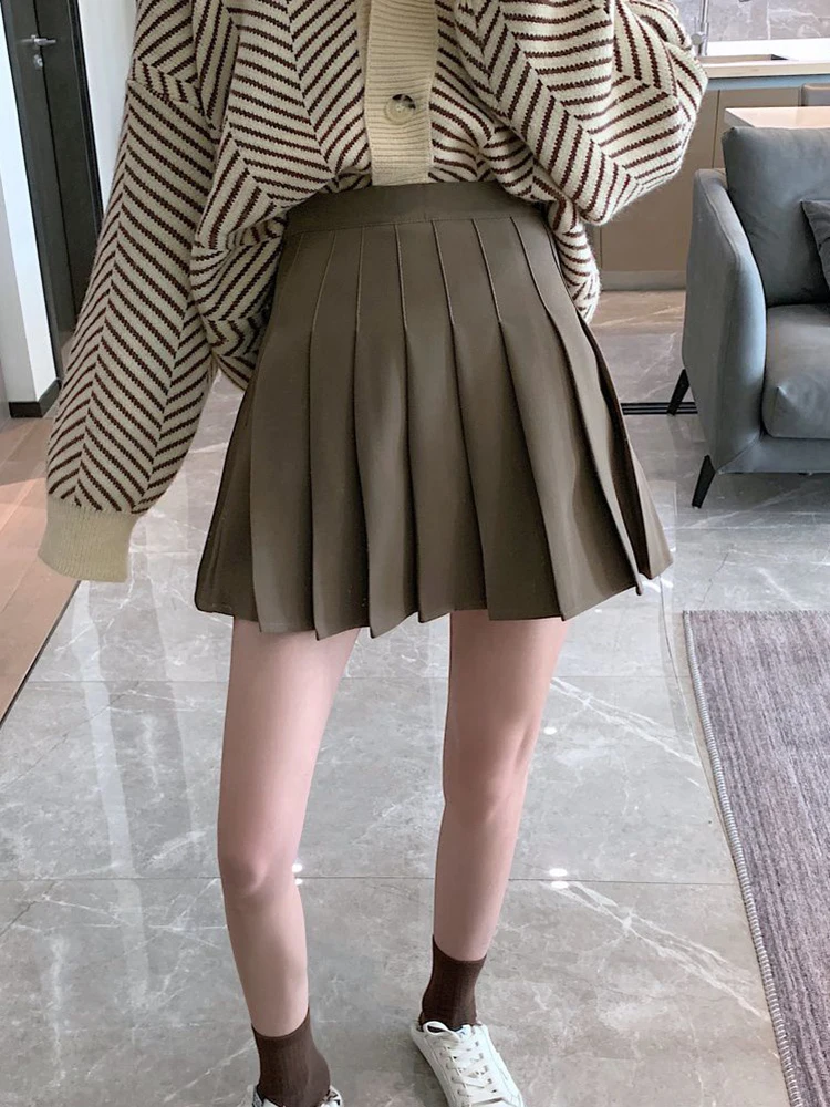 Pleated Mini Skirt Women A-Line Skirt Shorts Korean Fashion  Summe Streetwear Skirt Y2k Skort Clothes High Waist Cute Sweet Girl