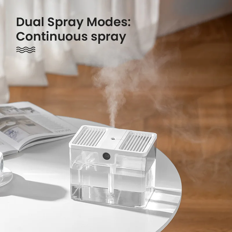 Портативный Настольный увлажнитель воздуха на 1 5 л с низким уровнем шума и