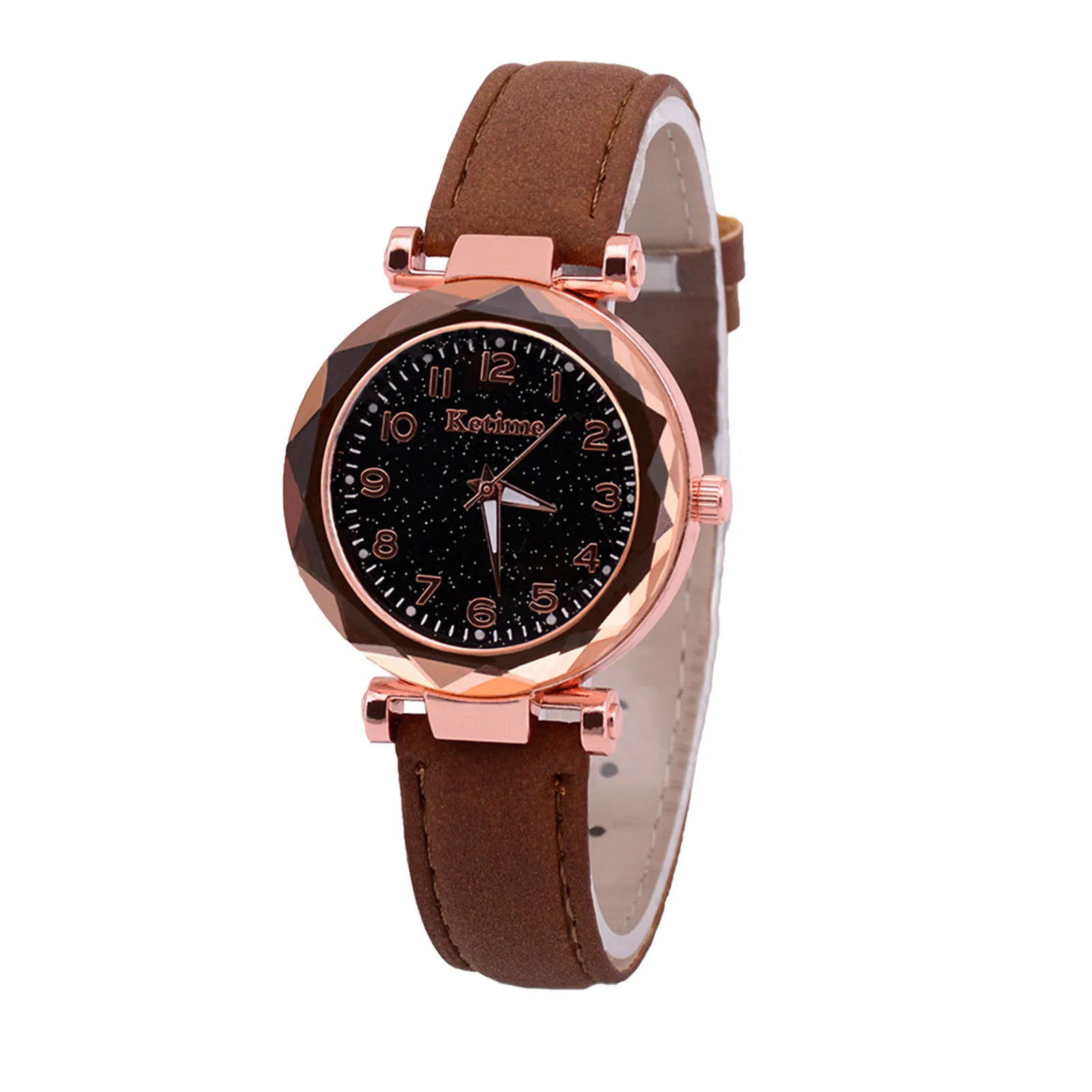 

Ladies Rose Gold Quartz Watch Female Belt Watch Fashion Korean Rhinestone Ladies Business Watch Rose Gold Watch Women Relogio