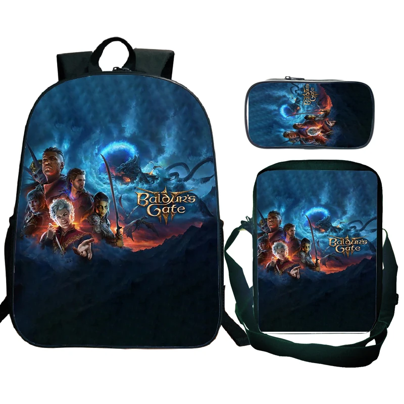 

3 шт., рюкзак для девочек и мальчиков с отделением для ноутбука