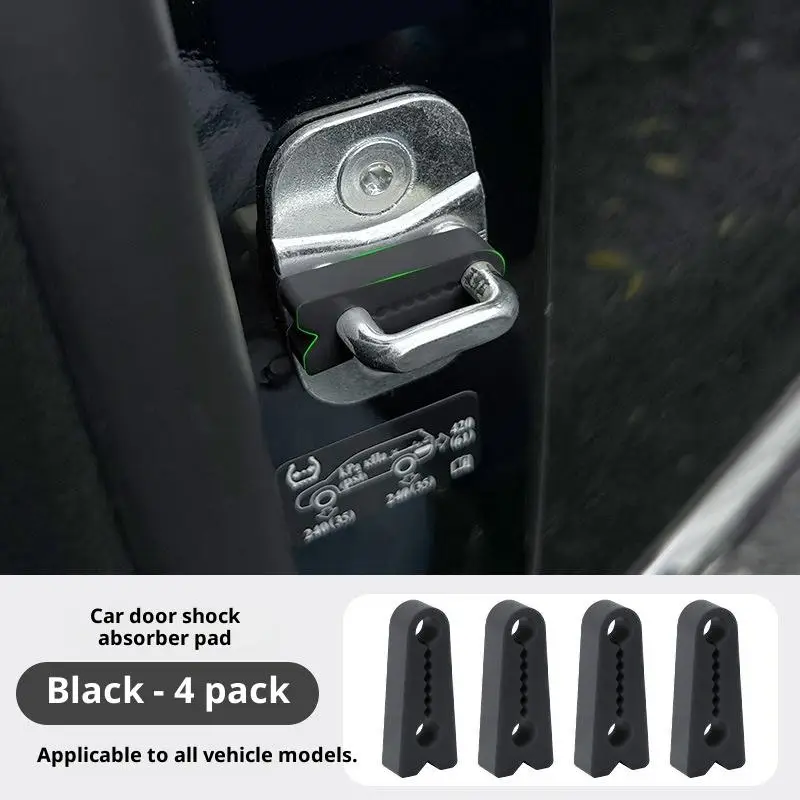 

4 шт., демпфер для автоматического дверного замка, амортизирующий демпфирующий протектор, уменьшает шум для A1 A3 Q2 Q3 TT, аксессуары
