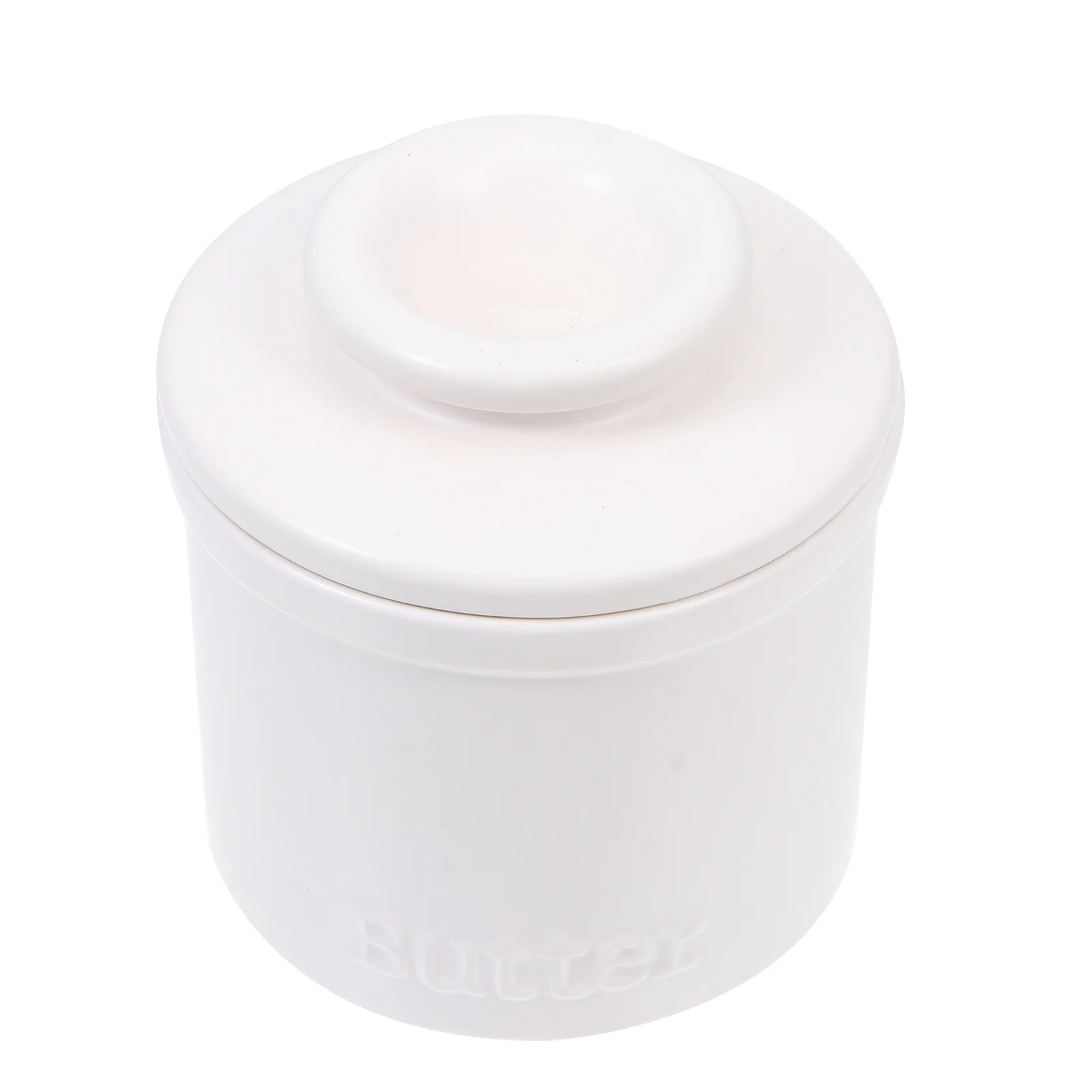 

Butter Jar Dish Container Storage Keeper Lid French Ceramic Crock Food Cheese Kitchen Canister Countertop Tray Serving Airtight