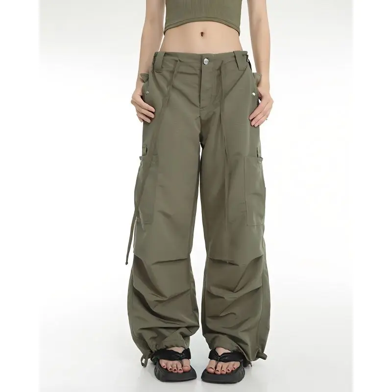 

Casual Baggy Wide Leg Sweatpants 2023 Loose High Waist Streetwear Cargo Pants Womens Hippie Joggers Trousers Y2k Clothes Q620