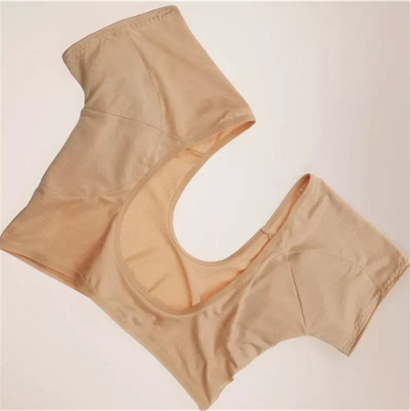

T-shirt Shape Sweat Pads Reusable Washable Underarm Armpit Sweat Pads Perfume Absorbing Anti M L Model Normal Size Plus Size
