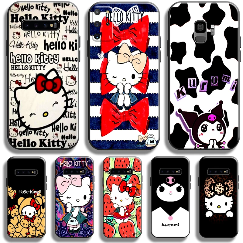 

Cartoon Hello Kitty For Samsung Galaxy S22 S21 S20 Ultra FE 5G S10 10E S9 Plus Lite Phone Case Coque TPU Soft Silicone Cover