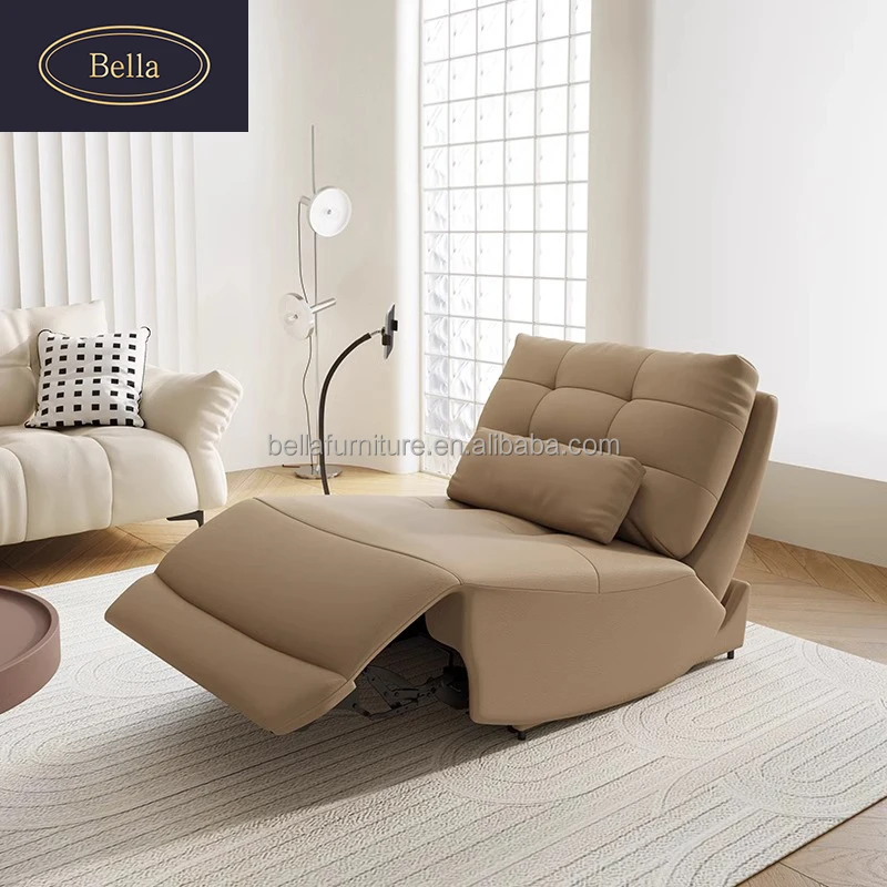 ü Bella Foshan Power Electric Single Leather Seat Recliner Sofa Popularnie Zalecana