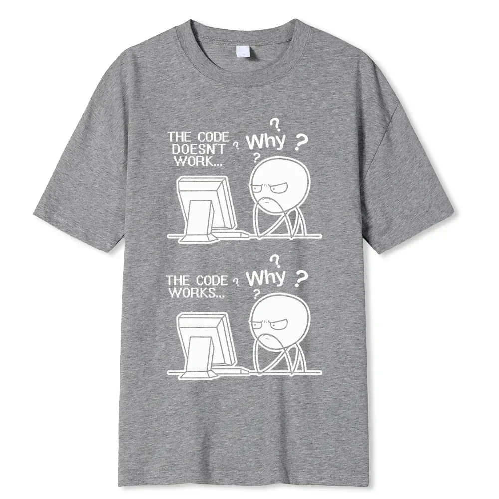 Футболка мужская оверсайз с принтом программатора оригинальная забавная